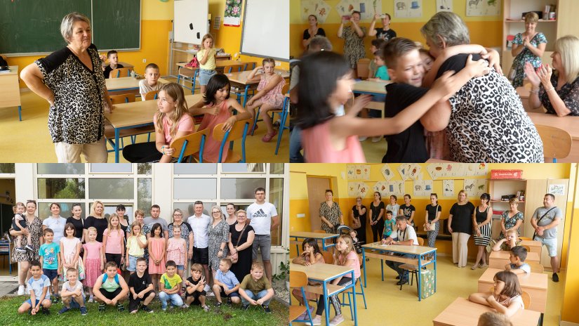 Ispraćaj učiteljice Dragice Ki&scaron;ić u mirovinu uz pjesmu i veselje