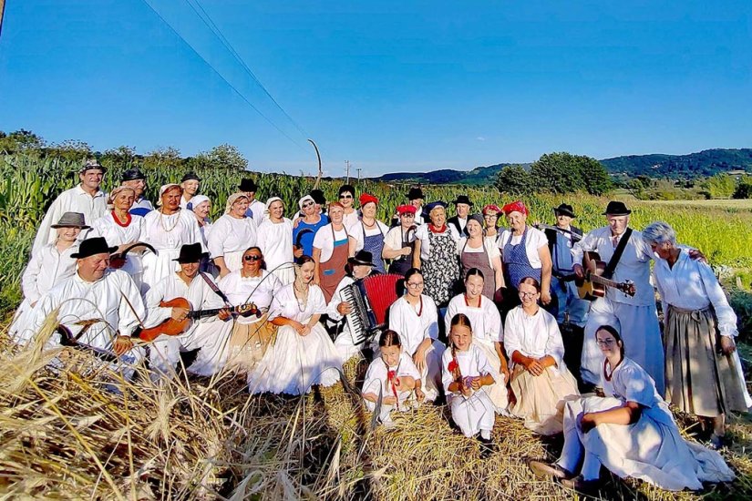 FOTO NASTAVLJENA TRADICIJA U Grešćevini po 12. put prikazana ručna žetva raži