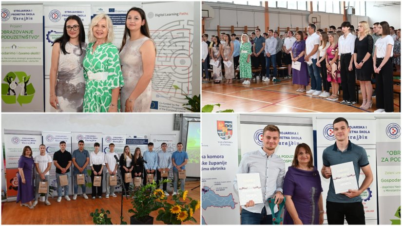 FOTO Svečano ispraćena nova generacija maturanata Strojarske i prometne škole Varaždin