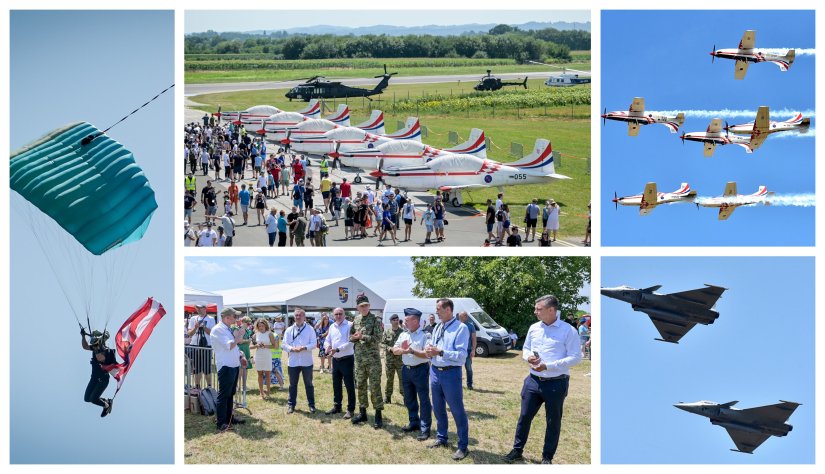 FOTO Preletima Rafalea, krila Oluje i nastupom Red Bull flote otvorena najveća zrakoplovna priredba u ovom dijelu Europe