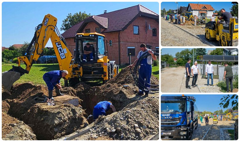 SRAČINEC Radovi u Kratkoj ulici u punom su jeku, vrijednost investicije 59.000 eura