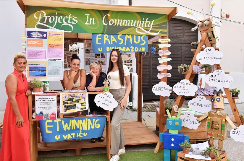 FOTO Dječji vrtić Varaždin na Špancirfestu predstavio Erasmus plus i eTwinning projekte