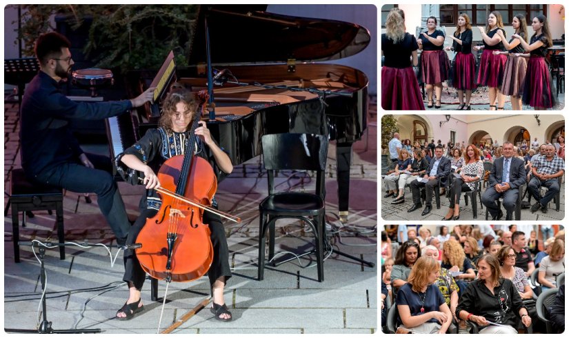 FOTO Kiša prekinula koncert, no učenici Glazbene škole u Varaždinu oduševili