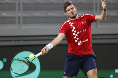Davis Cup u Varaždinu: Nikola Mektić otpao zbog ozljede, u sastav ulazi Mili Poljičak