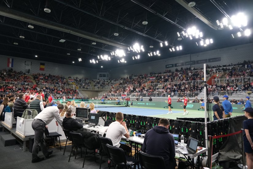 Počinje Davis Cup u Areni Varaždin, ulaz za gledatelje se otvara od 16 sati