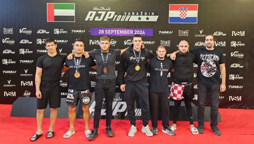 Borci Jiu Jitsu kluba Gladius osvojili tri medalje na međunarodnom turniru u Varaždinu