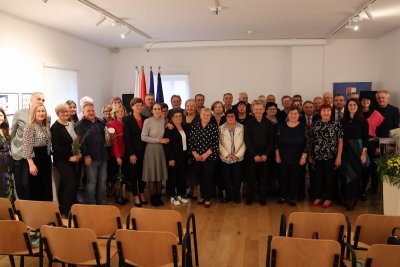 Župan Posavec i gradonačelnica Cividini priredili svečani prijem za umirovljene djelatnike škola