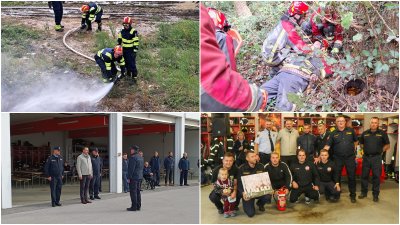 FOTO Novi Marof: Vatrogasci opet pokazali da su spremni za sve nedaće