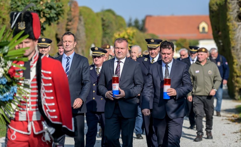 VARAŽDIN Odana počast poginulim braniteljima te preminulim građanima i pripadnicima Antifašističkog pokreta