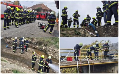 FOTO Pokazna vježba Vatrogasne zajednice Općine Breznički Hum