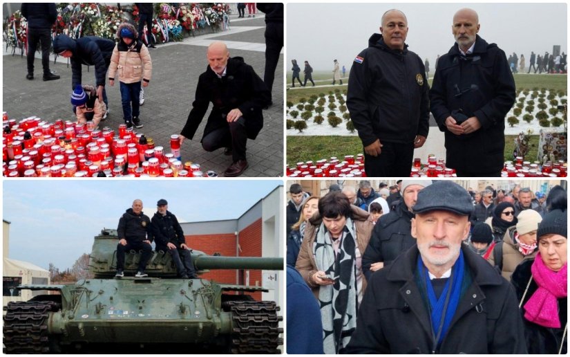 FOTO Predstavnici Grada Varaždina Bruno Ister i Damir Laljek odali počast Vukovaru