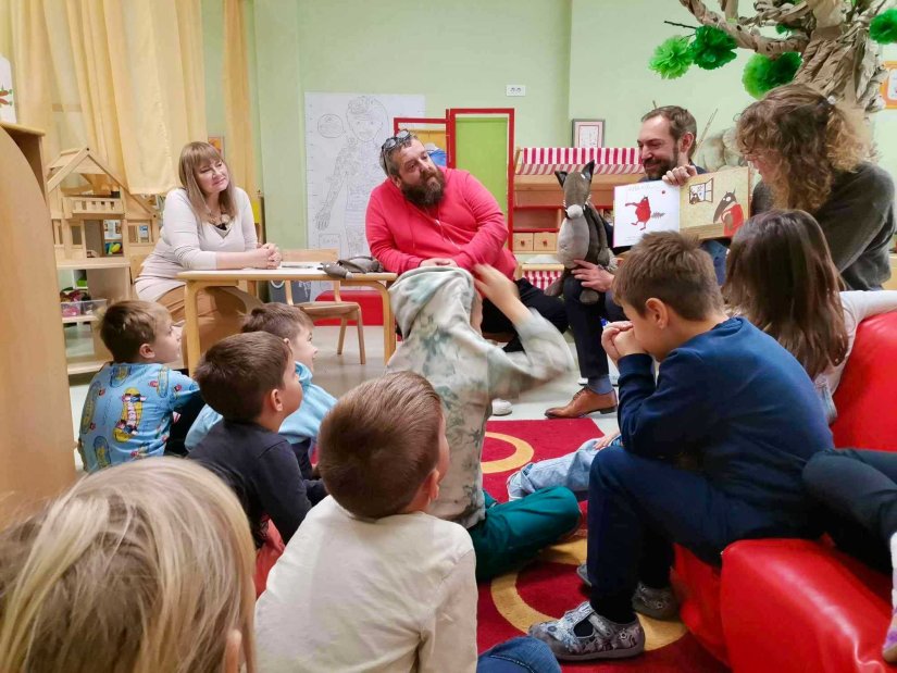 FOTO Mališani vrtića u Kućanu kroz slikovnicu &quot;Le loup“ učili - francuski jezik