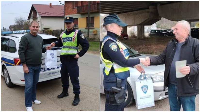 FOTO Policija čestitala Dan muškaraca: Pokloni za sve vozače, posebno nagrađeni uzorni vozači