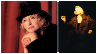 Ksenija Prohaska kao Marlene Dietrich na Velikoj sceni HNK Varaždin 1. prosinca