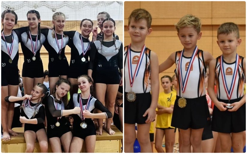 Članovi Gimnastičkog kluba Vindija s velikim uspjehom nastupili na Žabica kupu u Karlovcu