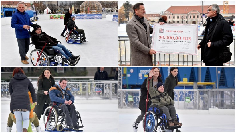 FOTO Klizanje i donacija donijeli veselje na Međunarodni dan osoba s invaliditetom