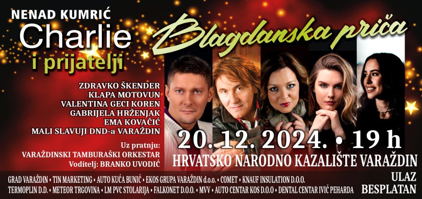 Ususret Božiću uz humanitarni božićni koncert &quot;Blagdanska priča&quot; u HNK Varaždin