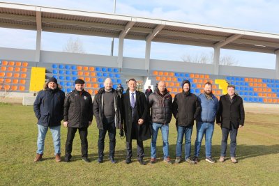 FOTO Uređenje tribine nogometnog centra NK Varteks u Hrašćici pred završetkom