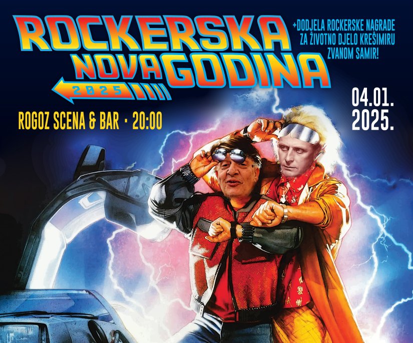 Na Sceni Rogoz 4. siječnja Tradicionalna – Rockerska Nova godina