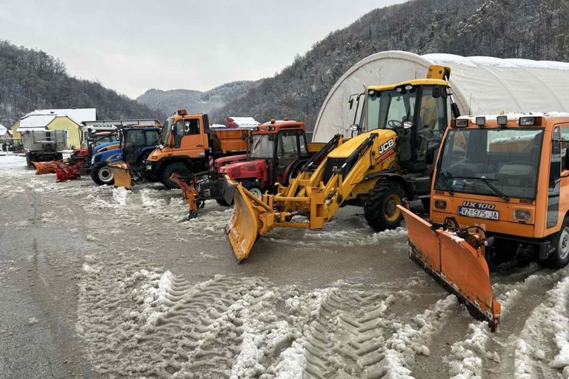 LEPOGLAVA Na teren izašlo devet ekipa koje su od snijega očistile 110 km cesta