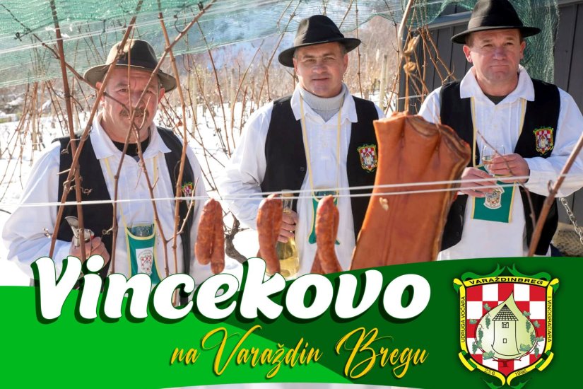 Dođite i pridružite se proslavi Vincekova na Varaždin Bregu