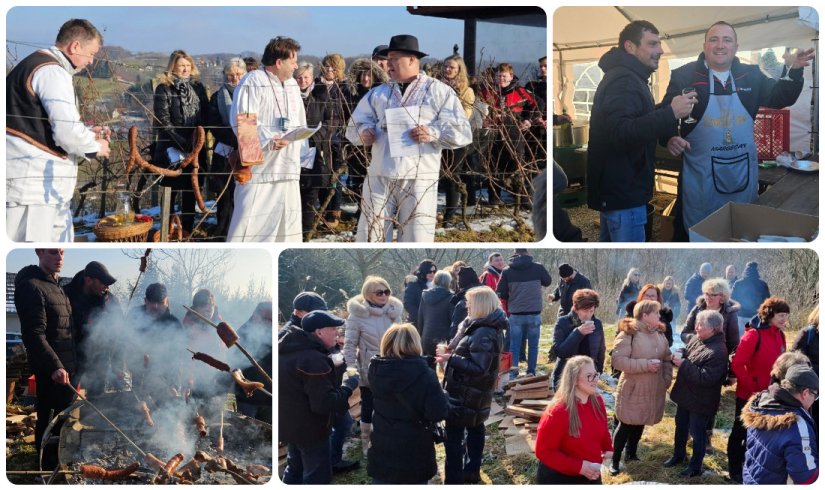 FOTO Uz pjesmu i bogatu trpezu vinogradari obilježili Vincekovo na bregima u Tužnom!