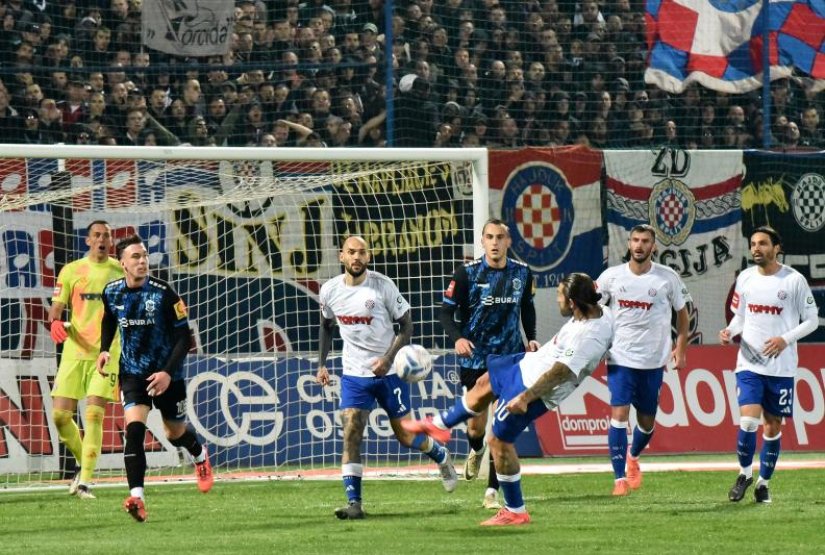 Golom Livaje s 11 metara Hajduk svladao Varaždin koji prema viđenom nije zaslužio poraz