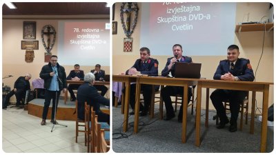 U Cvetlinu održana 78. redovna izvještajna Skupština Dobrovoljnog vatrogasnog društva Cvetlin