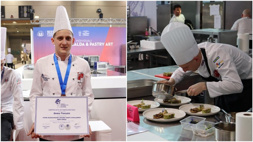 Dinko Tomašić iz restorana Nobel briljirao u Riminiju - srebro i treće mjesto u Europi!