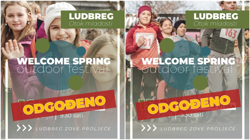 Odgođene dječje aktivnosti na Welcome Spring festivalu zbog vremenskih uvjeta