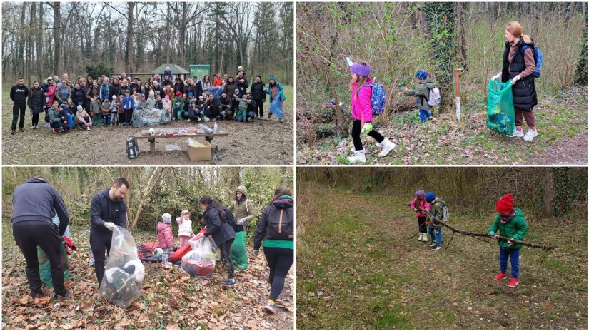 FOTO Mali ekolozi u akciji: Dječji vrtić Bajka i Čisteći Medvjedići ponovno udružili snage