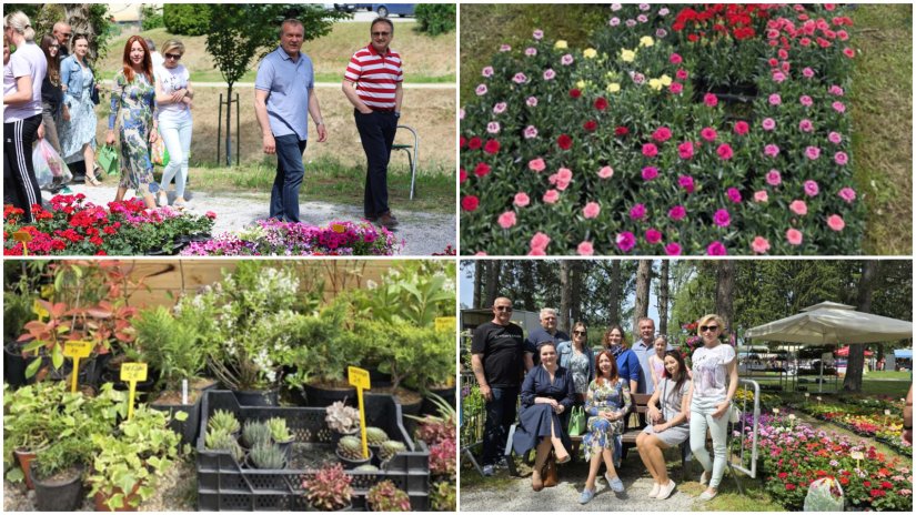 FOTO Sajam cvijeća Flora Centrum Mundi - Ludbreg pretvoren u cvjetnu rapsodiju