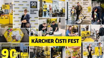 Kärcher čisti fest: Turneja koja slavi 90 godina inovacija i ljubavi prema čistoći