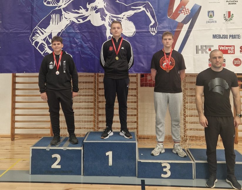 Vindijin Vilim Bosilj U15 prvak Hrvatske u hrvanju