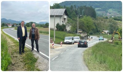 FOTO Nastavlja se izgradnja nogostupa na području Lepoglave