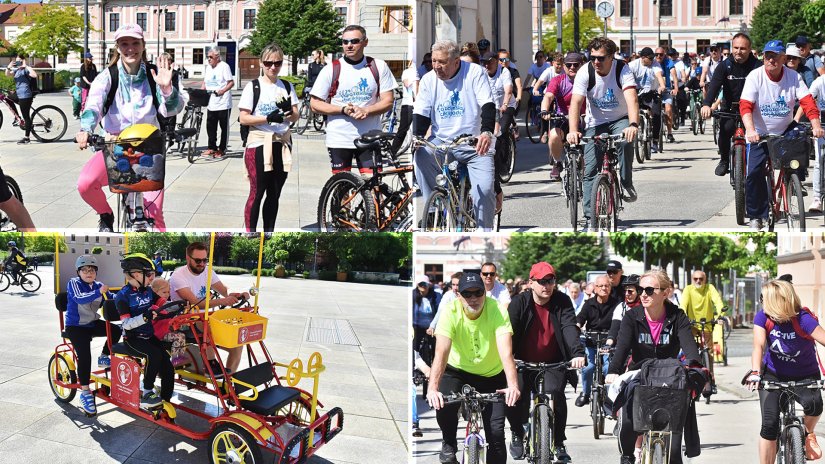 FOTO Biciklisti okupirali ulice: veliki i mali veselo pedalirali na tradicionalnoj Varaždinskoj biciklijadi