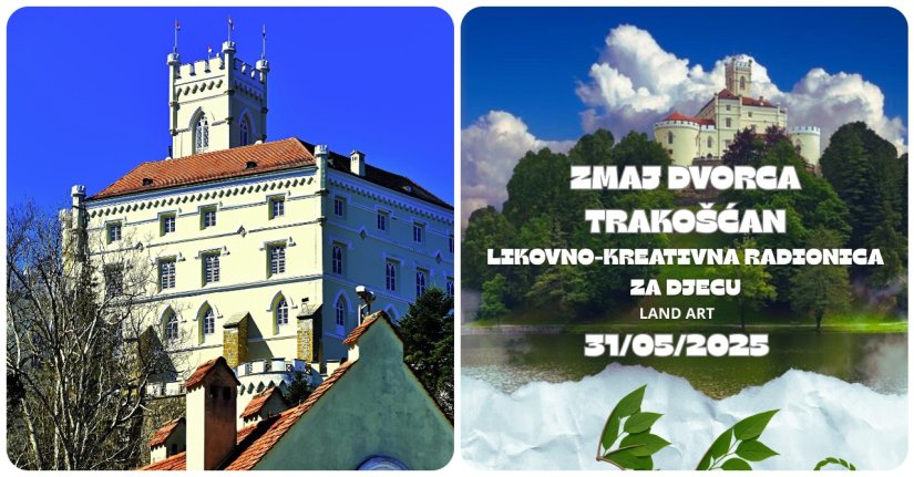 Zmaj stiže u Trakošćan: land art radionica za djecu