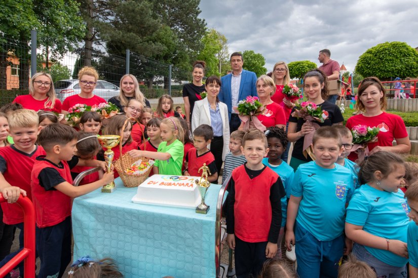 Kneginečki načelnik posjetio i počastio zlatne olimpijce u Dječjem vrtiću Bubamara