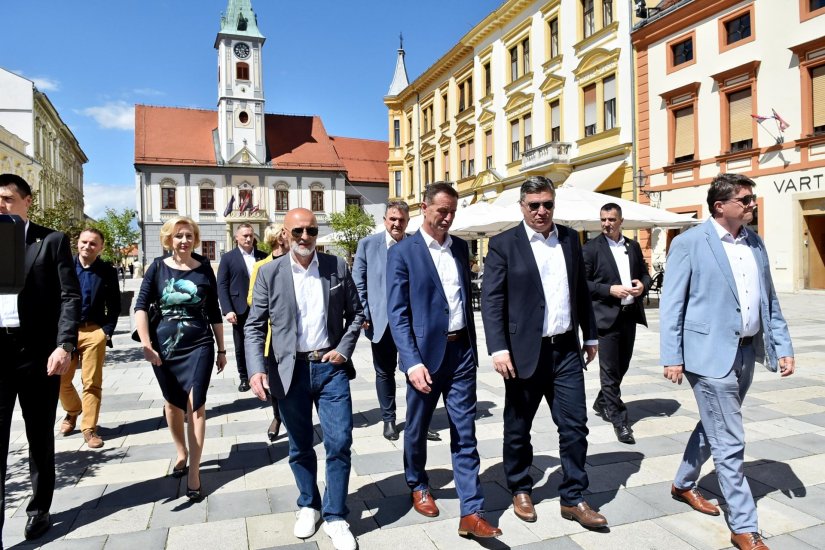 FOTO Predsjednik Republike Hrvatske Zoran Milanović u službenom posjetu Varaždinu