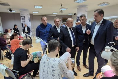 FOTO Potpredsjednik Vlade RH i ministar hrvatskih branitelja, Tomo Medved, posjetio Lepoglavu