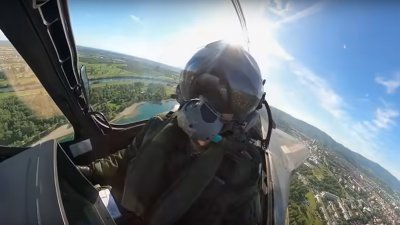 VIDEO Rafali letjeli iznad Hrvatske, pogledajte snimke iz kokpita