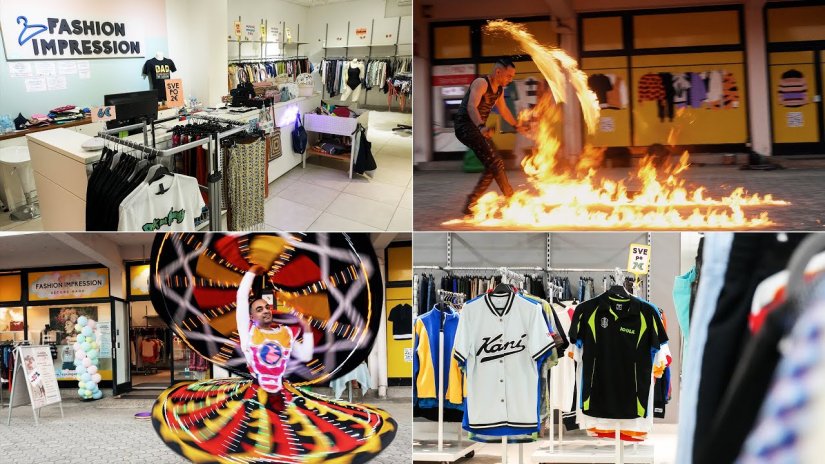 VIDEO, FOTO Fashion Impression izveo light show za svoje kupce