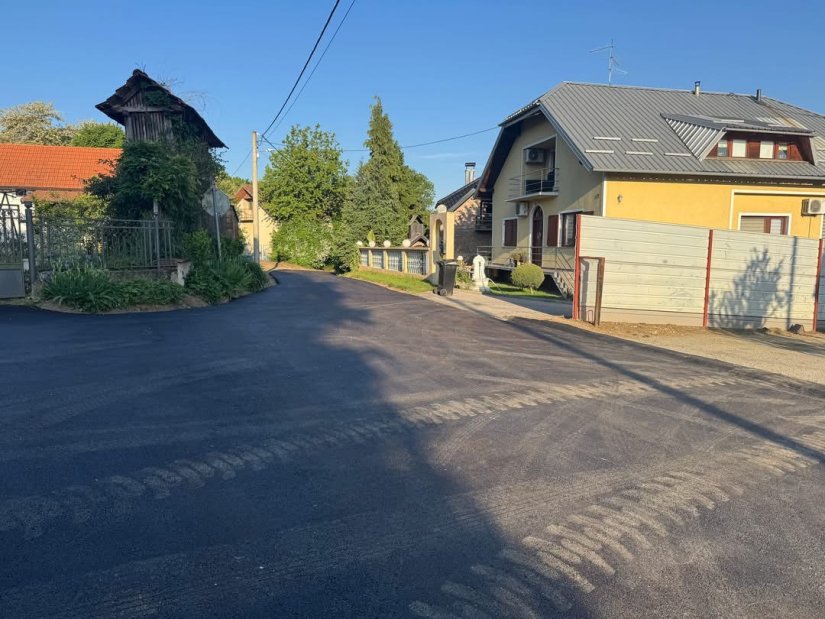 Nastavak asfaltiranja uopćini, radovi u Kaštelancu i Jakopovcu