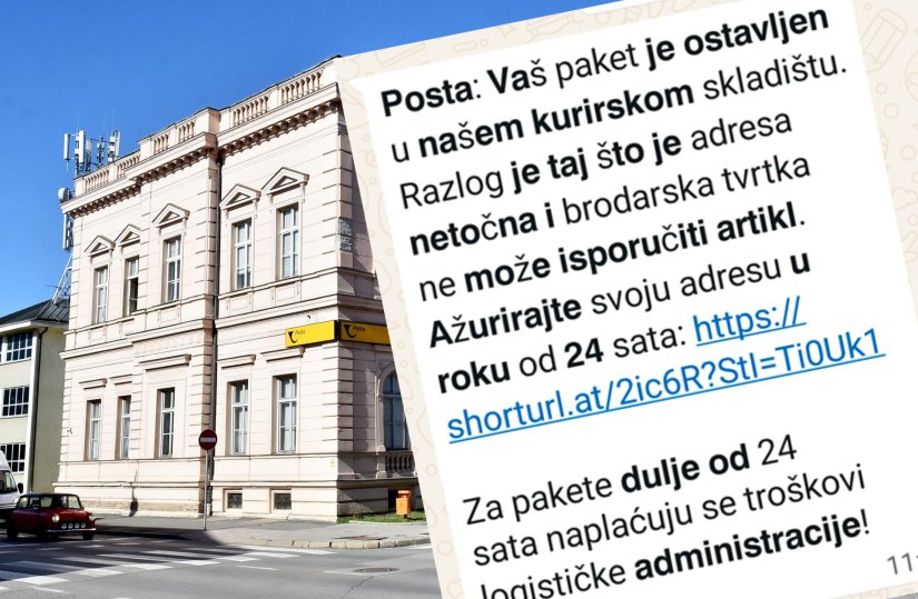 Oprez! Širi se nova lažna obavijest o dostavi paketa