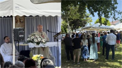 Misa na otvorenom u Družbincu povodom blagdana Presvetog Trojstva