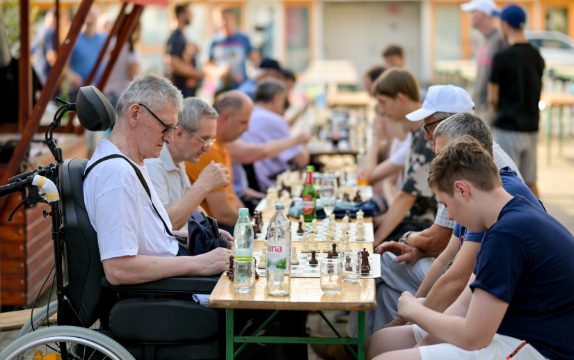 FOTO Održan prvi šahovski festival na varaždinskom placu