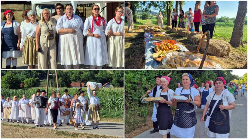 FOTO Nastavljena tradicija u Grešćevini, održan 13. prikaz ručne žetve raži