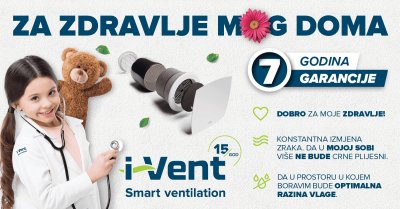 I-VENT Zatvoreni prozori, a kuća diše!