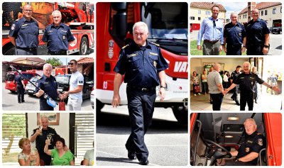 FOTO/VIDEO Ivica Labaš s odlaskom u mirovinu poručio: &quot;Kad bih birao, opet bih potpisao - biti vatrogasac!&quot;