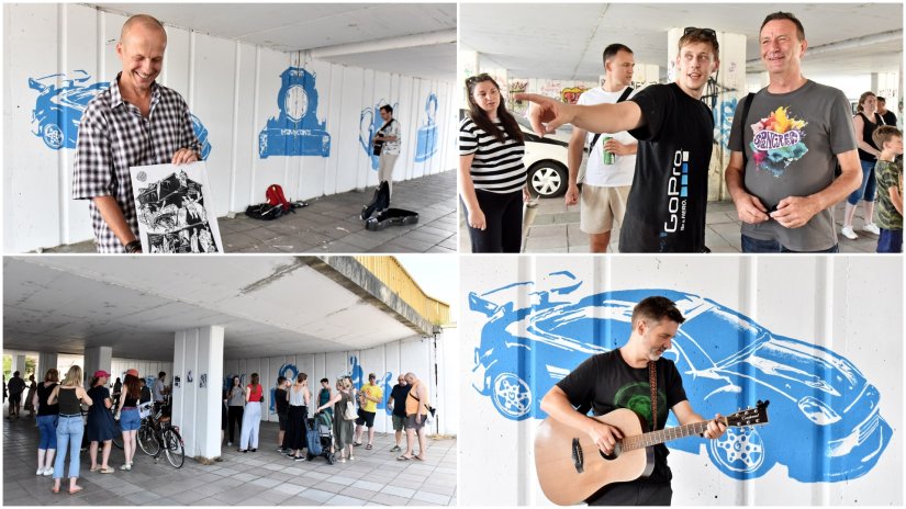 FOTO Banfica dobila mural na sajmištu ispod mosta u sklopu projekta &quot;Mapiranje grada - murali&quot;